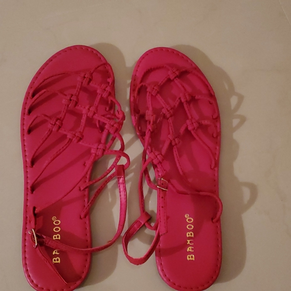 Beautiful Red Womans shoes size 8